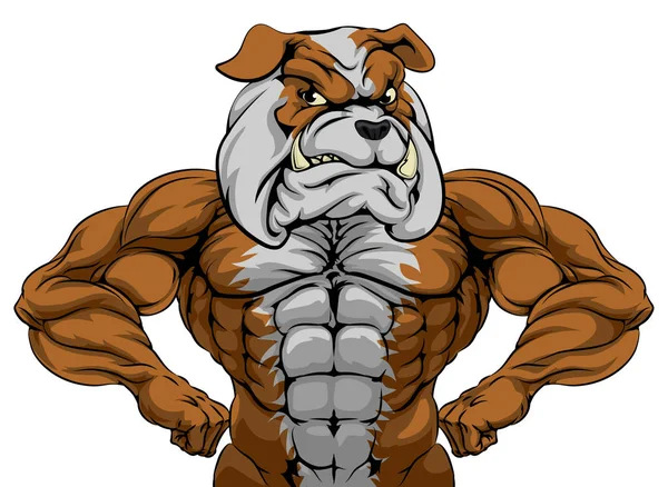 Mascotte de Bulldog sports — Image vectorielle