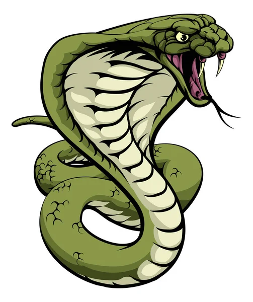 Serpiente de cobra rey — Archivo Imágenes Vectoriales