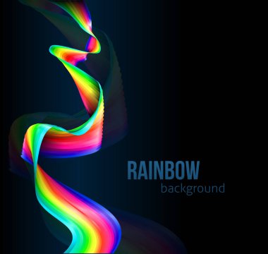 Gökkuşağı renk şerit arka plan