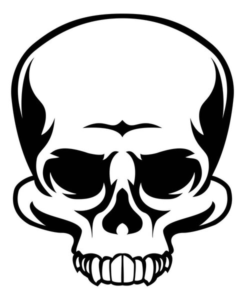 Элемент дизайна иконы черепа
