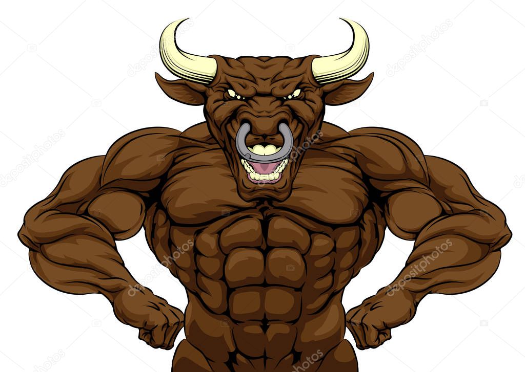 Tough Bull Mascot