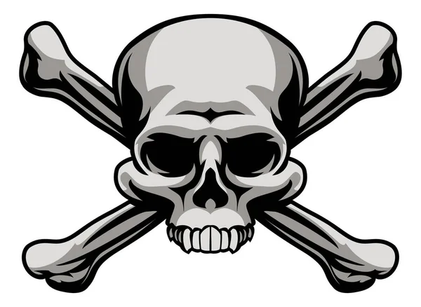 Skull and Crossbones — Stock Vector