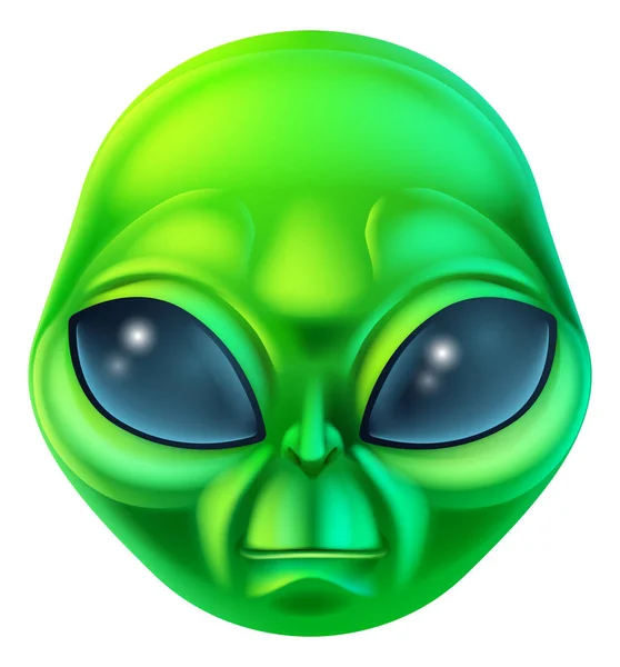 Cartone animato personaggio alieno — Vettoriale Stock