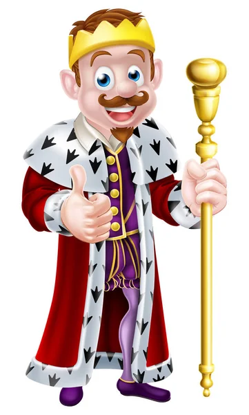 Kral Karikatür İllüstrasyon