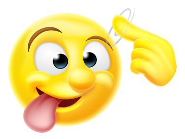 Crazy Emoji İfade Karakteri