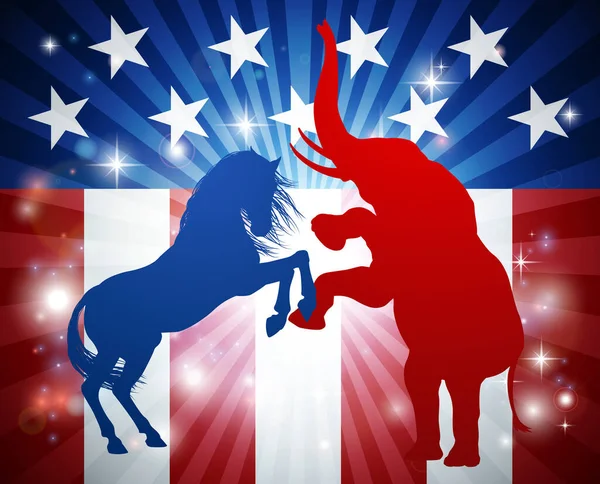 American Election Concept — Stock Vector