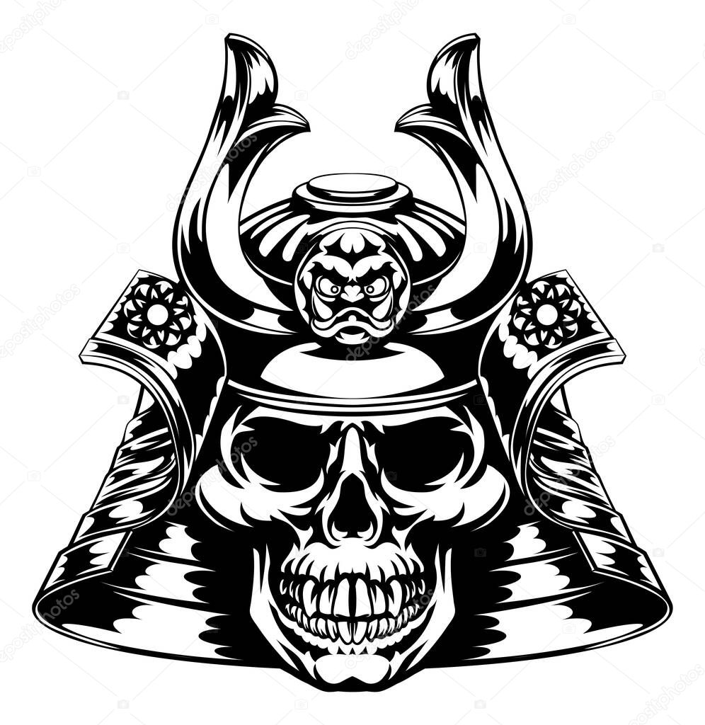 Skull Samurai Design