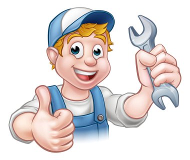 Spanner ile Tesisatçı veya Tamirci