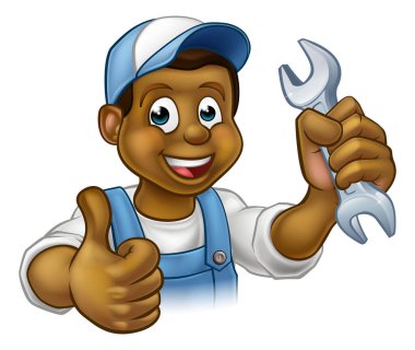 Spanner 'lı Tamirci ya da Tesisatçı