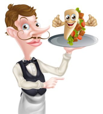 Çizgi film Garson İşaret ve Kebap