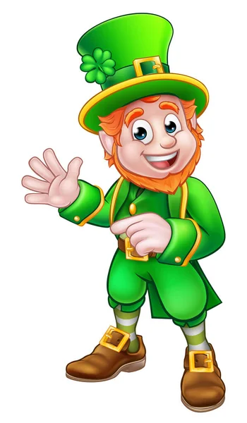 圣帕特克斯日Leprechaun — 图库矢量图片