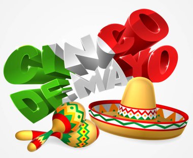 Cinco De Mayo Sombrero ve Maracas ile İmza