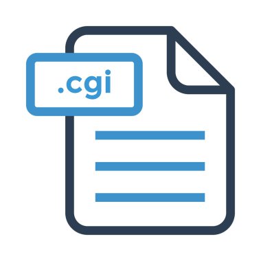 Dosya vektör renk satırı simgesi