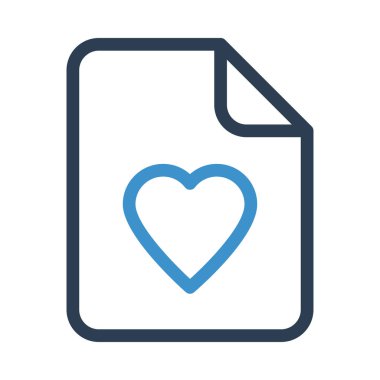 Dosya vektör renk satırı simgesi