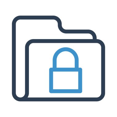 Veri depolama renk satırı simgesi