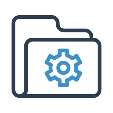 Veri depolama renk satırı simgesi