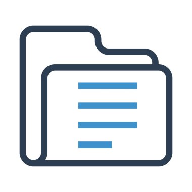 Veri depolama renk satırı simgesi