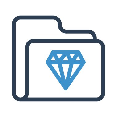 Veri depolama renk satırı simgesi