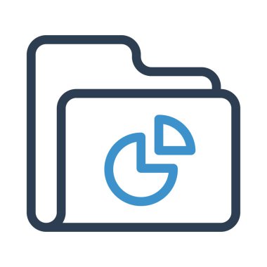 Veri depolama renk satırı simgesi