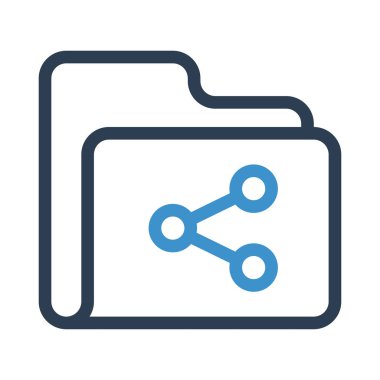 Veri depolama renk satırı simgesi