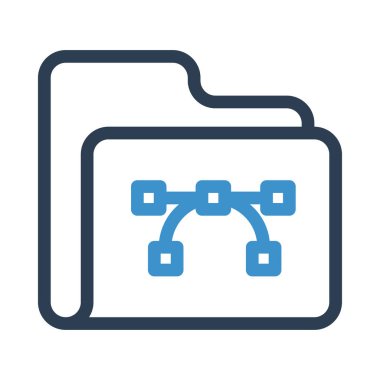 Veri depolama renk satırı simgesi