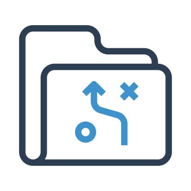 Veri depolama renk satırı simgesi