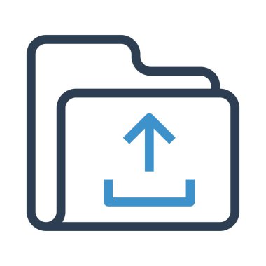 Veri depolama renk satırı simgesi