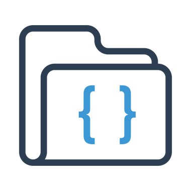 Veri depolama renk satırı simgesi