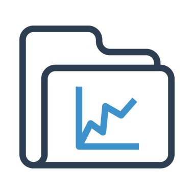 Veri depolama renk satırı simgesi