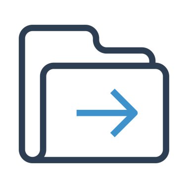 Veri depolama renk satırı simgesi