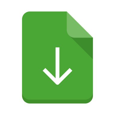  dosya vektör düz simgesi