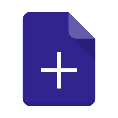  dosya vektör düz simgesi