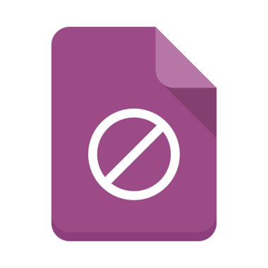  dosya vektör düz simgesi