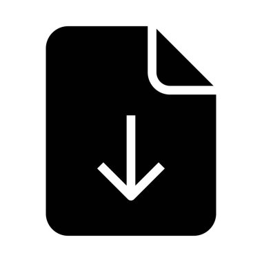  dosyasının glifleri vektör simgesi