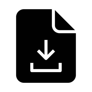  dosyasının glifleri vektör simgesi