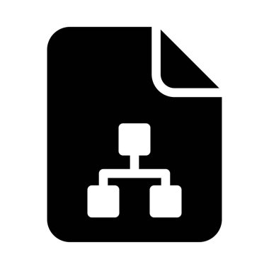  dosyasının glifleri vektör simgesi