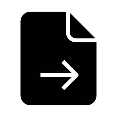  dosyasının glifleri vektör simgesi