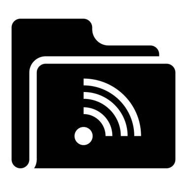  veri depolama vektörü simgesi