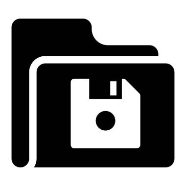  veri depolama vektörü simgesi