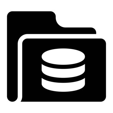  veri depolama vektörü simgesi