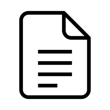  dosya vektör çizgisi simgesi