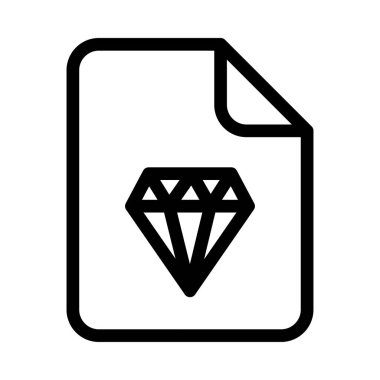  dosya vektör çizgisi simgesi