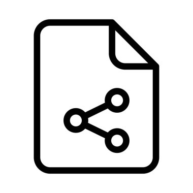  dosya vektör çizgisi simgesi