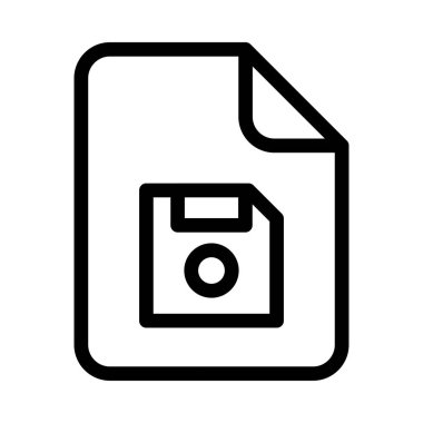  dosya vektör çizgisi simgesi