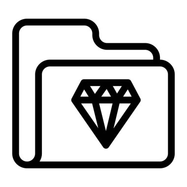  Veri depolama çizgisi simgesi