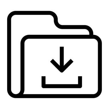  Veri depolama çizgisi simgesi