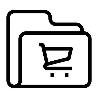 veri depolama vektör çizgisi simgesi