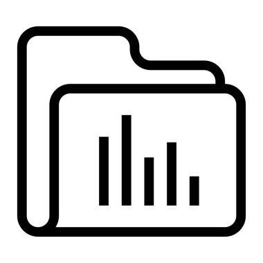 veri depolama vektör çizgisi simgesi