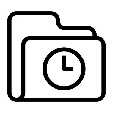 veri depolama vektör çizgisi simgesi