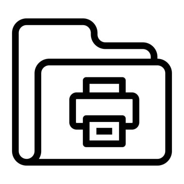 veri depolama vektör çizgisi simgesi